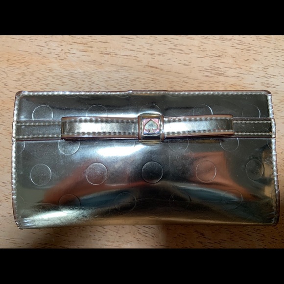 kate spade Handbags - Kate spade gold wallet